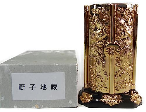 仏像 厨子入 地蔵菩薩 純金メッキ 高さ9.5cm 高岡銅器 国産 | 四季彩の店 一新堂